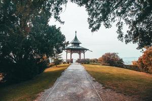 pabellón chino en schlossberg en graz, austria foto