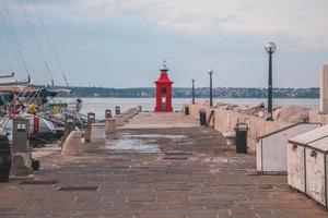 vistas de la ciudad de piran en eslovenia foto