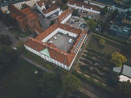 castillo de odense en dinamarca por drone foto