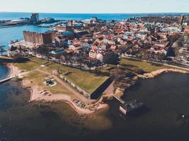 Klapphuset historical site seen in Kalmar, Sweden photo