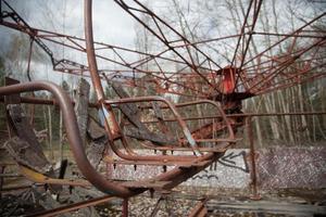 parque de atracciones en la zona de exclusión de chernobyl foto