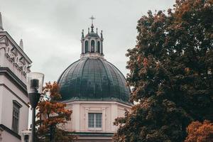 Street Views of Vilnius, Lithuania in Fall photo
