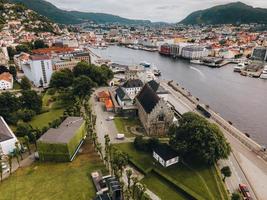 vistas desde alrededor de bergen en el oeste de noruega foto