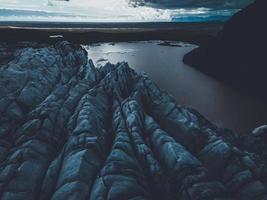 Svinafellsjokull Glacier on the South Coast of Iceland photo