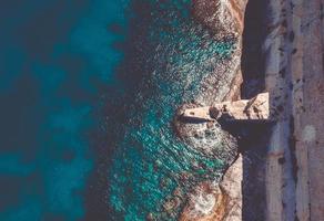 Aerial Views around Valletta's city walls in Malta photo