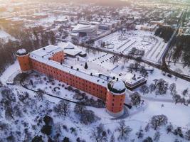 uppsala, suecia como se ve en el invierno foto