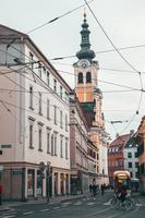 vistas de la ciudad austriaca de graz foto