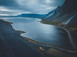 Hvalnes Lighthouse on the Southern Coast of Iceland photo