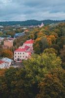 Aerial Views of Vilnius, Lithuania by Drone photo