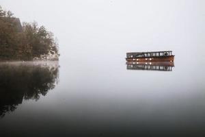 VIews of Lake Bohinj in Triglav National Park in Slovenia photo