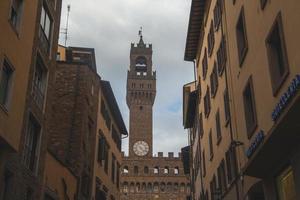 vistas de los lugares de interés de florencia, italia foto