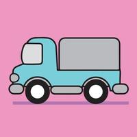 car cartoon flat vector