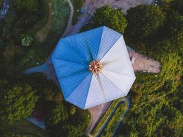 vista de drones de skansen kronan en gotemburgo, suecia foto