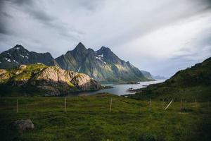 Views from around the Lofoten Islands in Norway photo