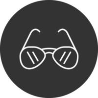 icono de vector de gafas