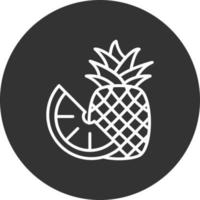 icono de vector de manzana de pino