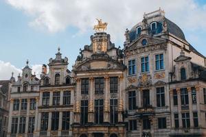 vistas de toda la ciudad de bruselas, bélgica foto