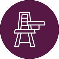 Desk Chair Vector Icon