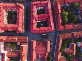 Aerial Views over the Swedish city of Gothenburg photo