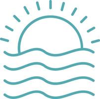 Sunset Vector Icon