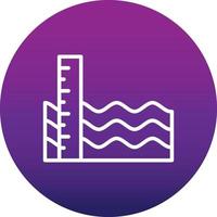 Sea level Vector Icon Design