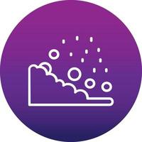 Landslide Vector Icon Design