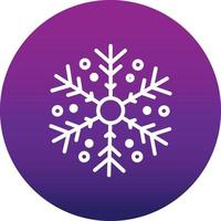 Snowflake Vector Icon Design