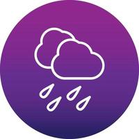 Heavy Rain Vector Icon Design