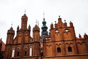 Views of the city center in Gdansk, Poland photo