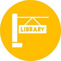 Library Vector Icon