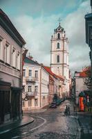 Street Views of Vilnius, Lithuania in Fall photo