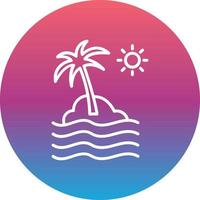 Beach Vector Icon