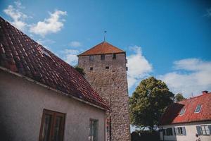 vistas alrededor de visby en gotland, suecia foto