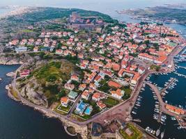 Aerial View of Marstrand, Sweden by Drone photo