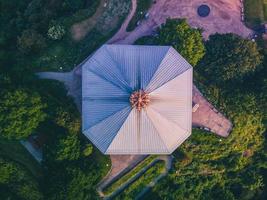 vista de drones de skansen kronan en gotemburgo, suecia foto