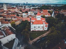 Orthodox Cathedral of the Theotokos by Drone in Vilnius photo