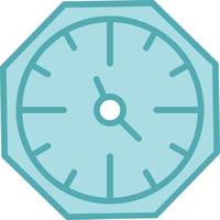 Wall Clock Vector Icon