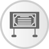 Bulletin Board Vector Icon