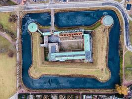 Malmo Castle by drone in Skane, Sweden photo