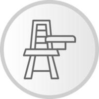 Desk Chair Vector Icon