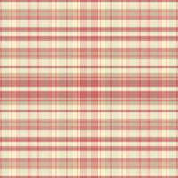 Tartan or plaid pastel color pattern. vector