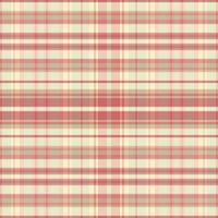 Tartan or plaid pastel color pattern. vector