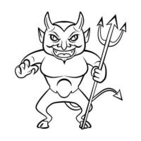 Devil Vector Illustration Design