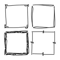 Hand Drawn Frame Collections Vector