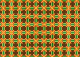 Floral Batik Pattern Banner Background vector