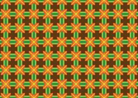 Floral Batik Pattern Banner Background vector