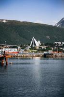The Arctic Cathedral in Tromso in Northern Norway photo