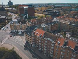 Views over Aarhus, Denmark in Jutland by Drone photo