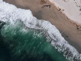 Unstad Beach in the Lofoten Islands in Norway photo