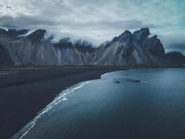 Vestrahorn Mountain on the South Coast of Iceland photo